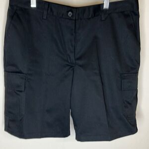 EDWARDS 12 Black Unisex Cargo Poly Cotton Utility Shorts